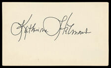 Katherine Helmond Soap Authentic Signed 3x5 Index Card Autographed BAS #BM57056 picture