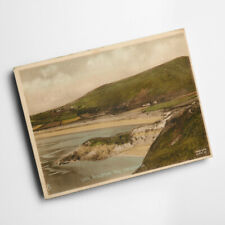 A6 PRINT - Vintage Wales - Little Broughton Bay, Llangennith picture
