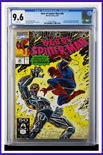 Web Of Spider-Man #80 CGC Graded 9.6 Marvel 1991 White Pages Comic Book. picture