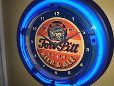 Fort Pitt Pittsburgh Beer Bar Man Cave Neon Wall Clock Advertising Sign picture