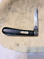 hibbard spencer bartlett pocket knife maize or boys knife- OLD picture