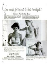 1952 Warner's Bras Girdles Corselettes PRINT AD Petal Cup Million Dollar Hold-up picture