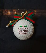 Vintage Papel Golf Ball Christmas Ornament 