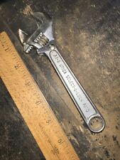 Vintage Utica 93-6 Adjustable Wrench SELECT-O-LOCK Forged Alloy Steel picture