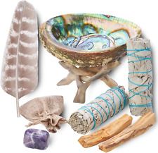 Blue River Sage Smudging & Energy Cleansing Kit with Amethyst, White Sage,  picture