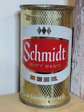 SCHMIDT CITY CLUB BEER CAN / 12 OZ. FT / ST. PAUL, MINNESOTA / USBC# 130-6 picture