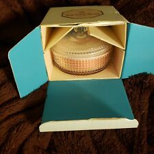 VINTAGE AVON 1960'S CRYSTAL BEAUTY DUST  CONTAINER NOS DEADSTOCK picture