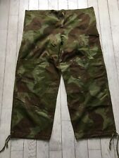 Vintage Commando Paratrooper Belgian Army camouflage Brushstroke Congo Pants #2 picture