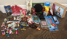 Junk Drawer Mx’d Lot 7 + Lb Wholesale Flea Mrkt Toys Doll Accs. Vtg Blocks Pouch picture