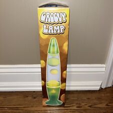 Groovy Decorative Lamp GREEN NEW Rocket Style Lava Lamp Relaxing Light picture