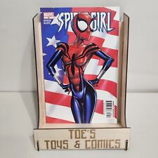 Spider-Girl #80 (2004) Comic Book American Flag Background Marvel Comics HTF 🔥 picture