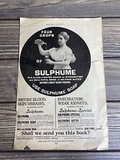 Vintage Advertisment McClures Magazine Sulphume Soap picture