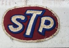 Vintage STP Oil Gas Company Logo Uniform Sew-On Patch Twill picture