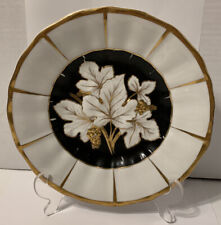 RARE c. 1850s BPM Buckau Buckauer Porcelain Raised Relief Plate - 9” picture