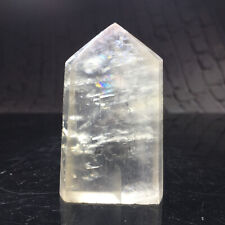 100g Natural clear Iceland SPAR Crystal Point Quartz Obelisk Healing  Energy picture