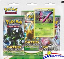 POKEMON TCG XY FATES COLLIDE BLISTER Pack-VIVILLON Promo,Coin & 3 Booster Pack picture