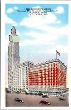 The Deshler Wallick Hotel Columbus Ohio Linen Postcard picture