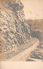 RPPC Carolina Clinchfield & Ohio Railway Mountain Pass c1910 Photo Postcard picture
