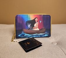Loungefly Disney Pocahontas Just around the River Bend Zip Around Wallet NEW picture