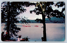 Postcard Canoe Races at YMCA Camps Minisink & Kittatinny Lake Fairview Unposted picture