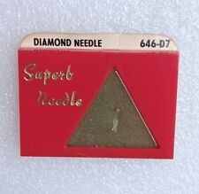646-D7 SUPERB Phonograph Needle RCA 115060, 758D, 2911D picture