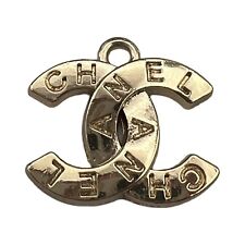 Chanel Zipper Pull Pendant, Gold, 19mm, Stamped picture