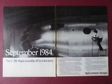 9/1984 PUB LOCKHEED C-5B MILITARY AIRLIFTER MAJOR ASSEMBLY ORIGINAL AD picture