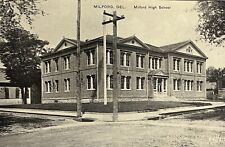 RPPC Postcard Milford Delaware Milford High School Lefferts 1909 VG picture