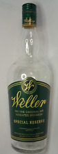 Weller Bourbon Bottle EMPTY Special Reserve Green Label 750mL with Cap USED picture