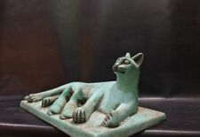In a perfect scene Egyptian Cat Bastet goddess of protection Feeding Her sons picture