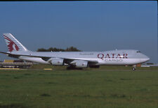 ZRH21 Original Aircraft Slide/Day Qatar Cargo B747 A7-BGA - Not Cut picture
