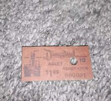 DISNEYLAND #1  TICKET REPRODUCTION  1950S STYLE  picture