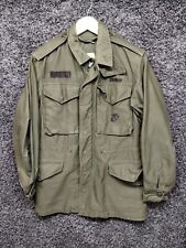 Vintage US Army M1951 Field Jacket Coat Green XS Military Fire Resistant picture