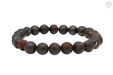 108 Ct. Boulder Opal Round Plain Natural Smooth Gemstone Bracelet Christmas Gift picture