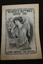 1910 Greatest Sale of White Season 1910 Gimbel Brothers Catalog Philadelphia picture