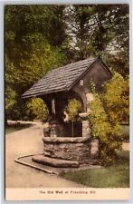 Hand-Colored~Pennsylvania~Old Well @ Albert Gallatin Friendship Hill~Postcard picture