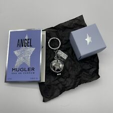 MUGLER Parfums Key Chain With Ceramic NIB & MUGLER Angel EDP 1.2ml Sample Spray picture