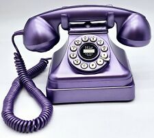 Vintage Crosley Kettle Retro Purple Desk phone Model CR 62 Rare Color picture