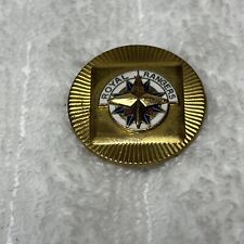 Vintage Royal Rangers Brass Bolo Tie Clip Only No Bolo Cord picture