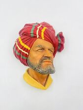 VINTAGE 1960 BOSSONS CONGLETON CHALKWARE HEAD BEARDED ABDHUL picture