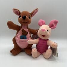 Kanga & Roo Plush Piglet Disney Winnie Pooh Kangaroo Vintage 1997 Friends picture