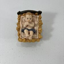 Kirkland Signature Nativity Baby Jesus & Manger #75177 Porcelain Replacement fig picture