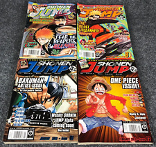 Shonen Jump Lot Of 4 Yu Gi Oh Manga Naruto 2012 w/ Card 2008 2009 picture