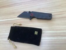 Artisan Proponent Folding ( MINI )Knife Black G10 Black blade..Subsize grail picture