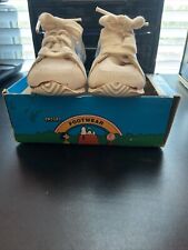 Vintage 80's Snoopy Footwear  Shoes Size 1 Youth ~ PEANUTS B:32 picture