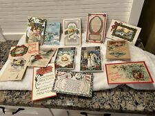 1900s Christmas Vintage antique postcards a lot of 14 Great Collection picture