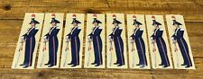 (8) Vintage Galliano Liquore Soldier Decal Stickers 7.5” Unused picture