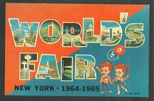Vintage 1964-1965 New York World's Fair Official Unused Postcard  picture