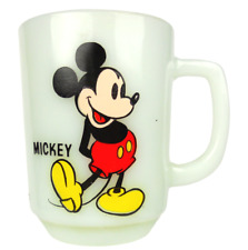 Vintage Disney Mickey Mouse Milk Glass Mug Pepsi Collection Series Never Used  picture