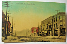 1910 era Market Street, Potsdam, N.Y.  Postcard (No. 3) picture